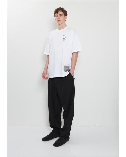 Yohji Yamamoto White X Neighborhood Cotton Tee Ss-1