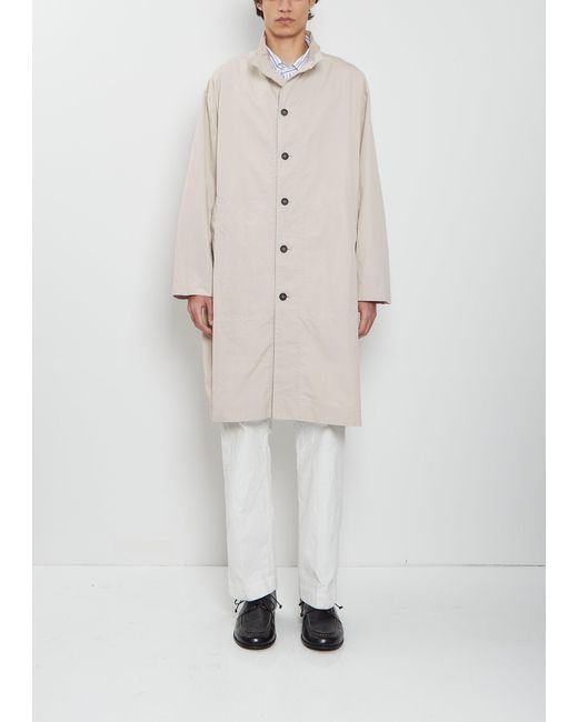 Bergfabel Men White Alex Cotton Coat