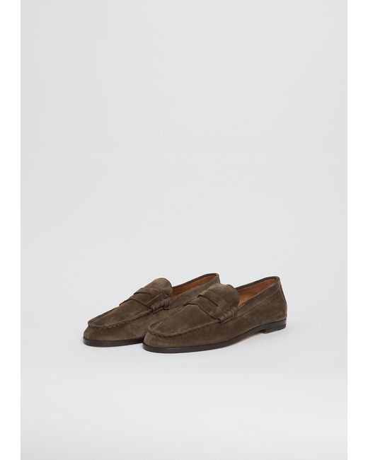 Common Projects White Soft Suede Loafer
