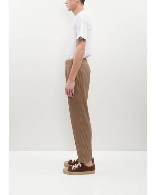 Homme Plissé Issey Miyake White Compleat Trousers