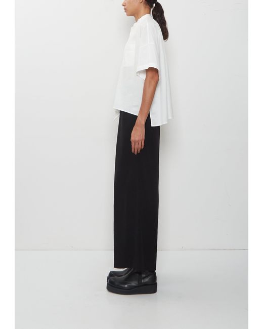Y's Yohji Yamamoto White Drape Detail Box Shirt