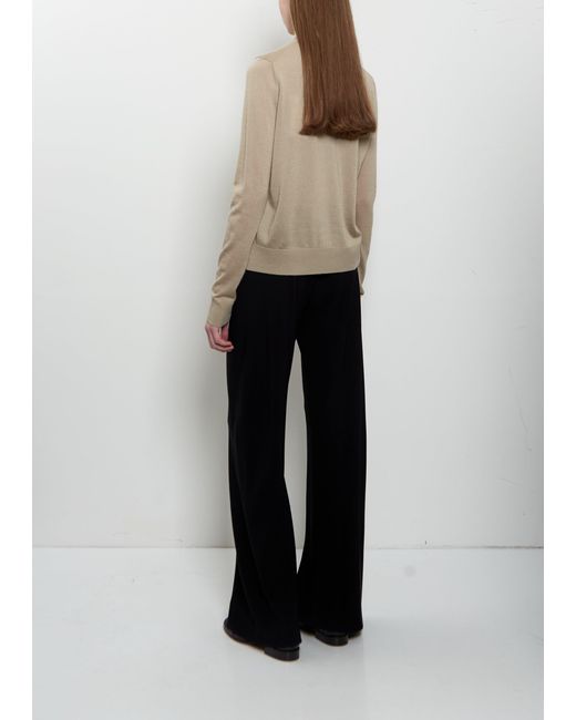 The Row Natural Ondre Cashmere Silk Sweater