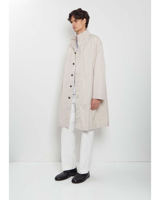 Bergfabel Men White Alex Cotton Coat