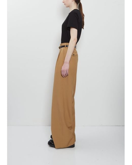Junya Watanabe Natural Wool Mohair Pleated Pant