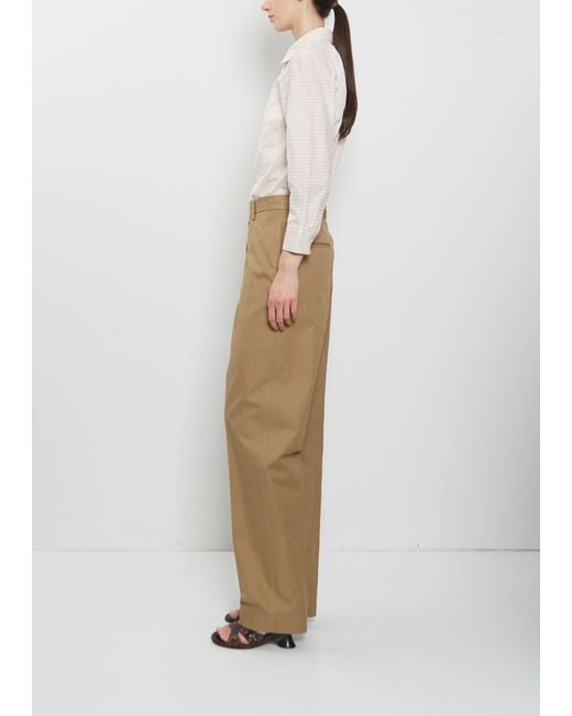 Dries Van Noten White Pilar Cotton Pants