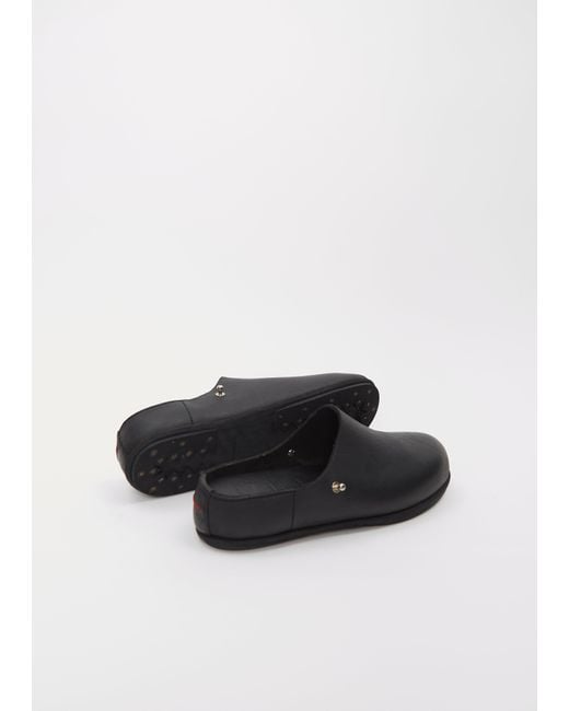 Casey Casey White Guidi Leather Clogs