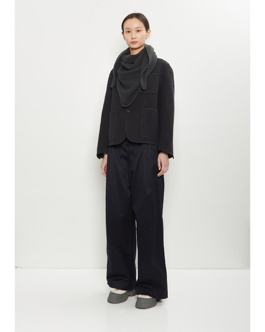 Sofie D'Hoore Black Marc Triangle Scarf
