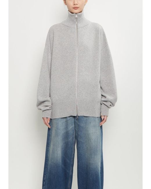 Extreme Cashmere Blue N°319 Xtra Out Cashmere Cardigan