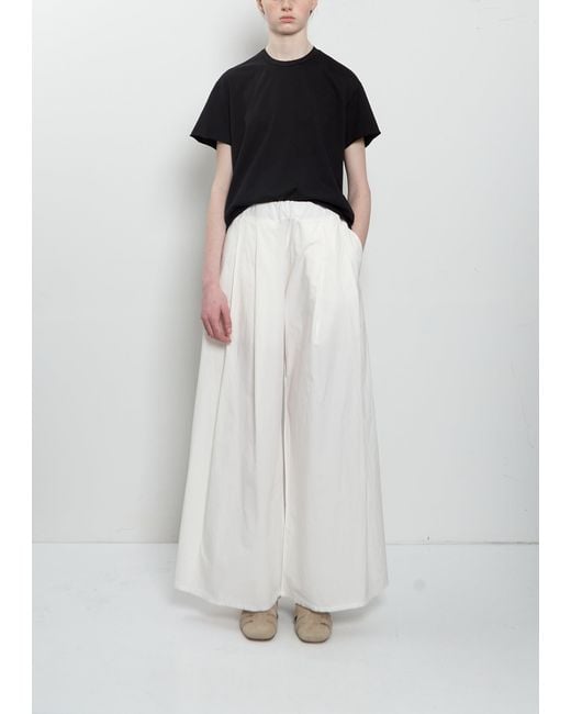 Labo.art White Dalla Clara Poplin Pant