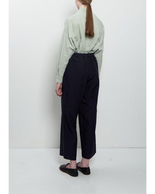 Arts & Science White Easy Wide Linen Pant