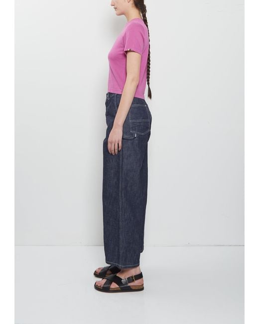 Extreme Cashmere Blue N°267 Tina Cotton Cashmere Top