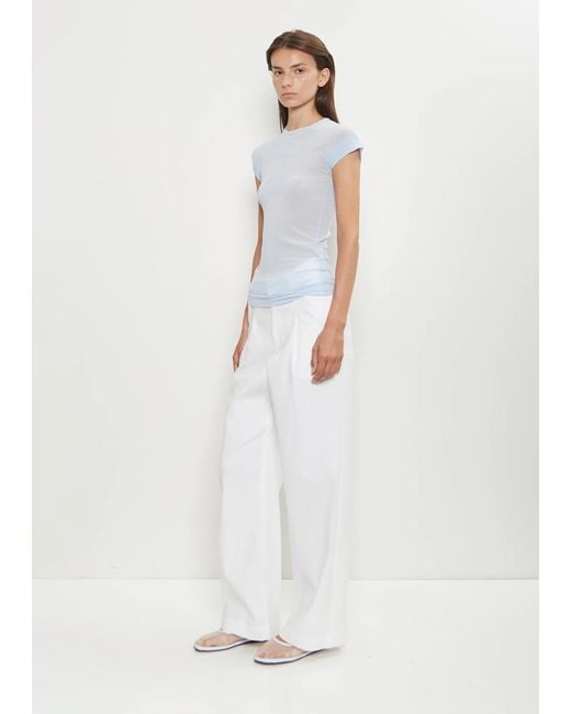Issey Miyake White Like Skin Tee