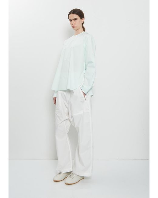 Sofie D'Hoore White Barel Cotton Pullover Shirt