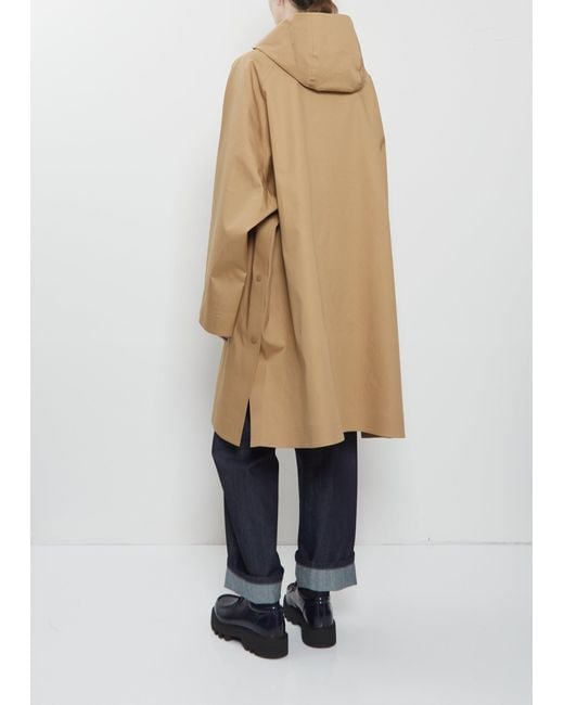 Sofie D'Hoore Natural Catch Water-repellent Bonded Cotton Coat