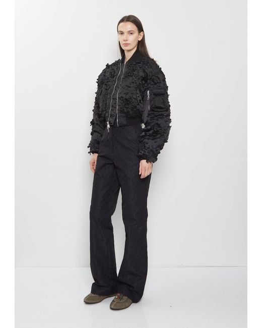 CECILIE BAHNSEN Black X Alpha Industries Ma-1 Jacket