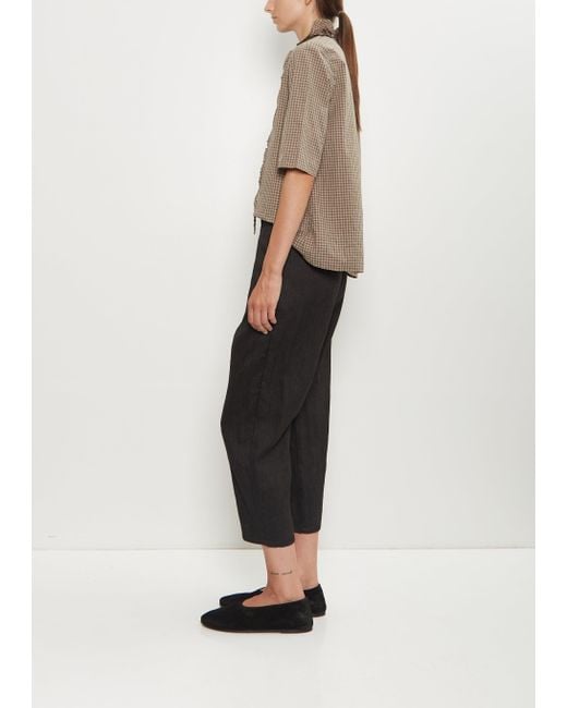Apuntob Natural Linen Wool Tapered Pant