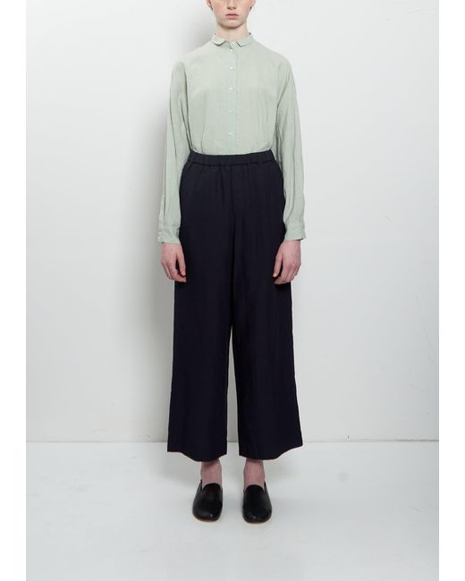 Arts & Science White Easy Wide Linen Pant