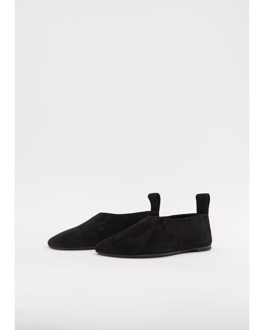 Sofie D'Hoore White Fontana Suede Ballerinas