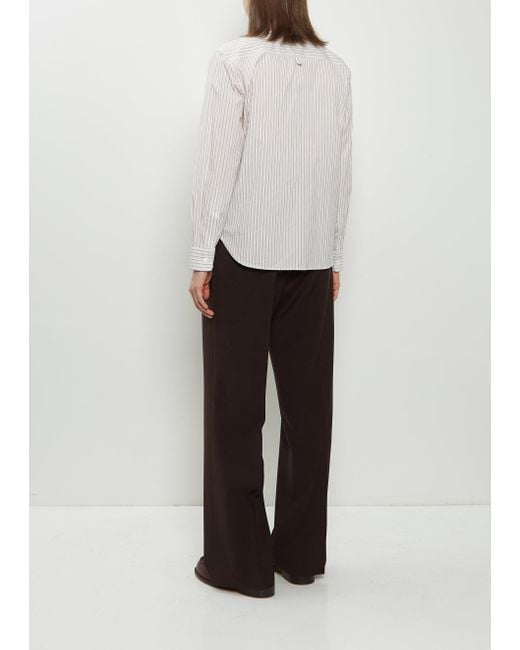 Margaret Howell White Simple Cotton Shirt