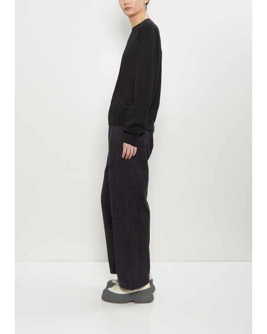 Sofie D'Hoore Black Muscat Wool Crewneck Pullover
