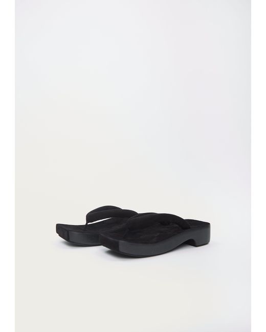 Lauren Manoogian White Suede Zori Clog