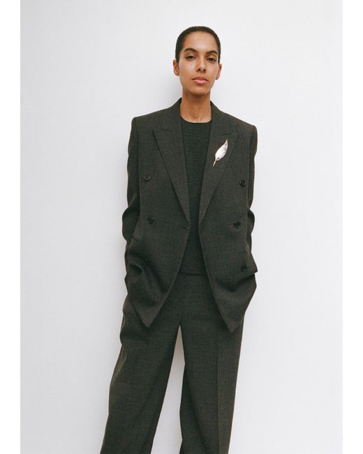 The Row Multicolor Fluid Wool Franny Jacket