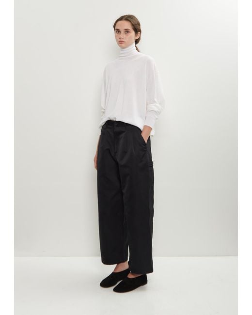 Sofie D'Hoore White Maffei Wool Turtleneck Pullover