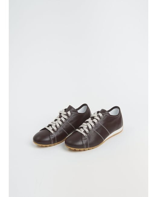 Sofie D'Hoore White Flint Leather Sneaker