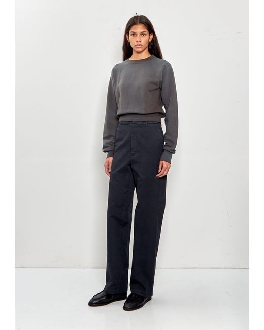 Auralee Black Finx Light Chino Pants