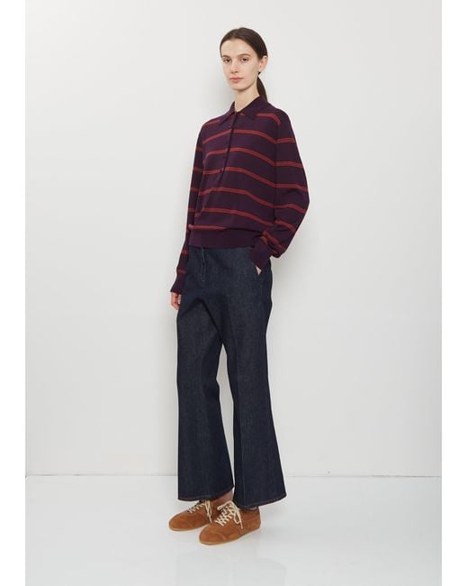 Dries Van Noten White Leather Suede Trainer