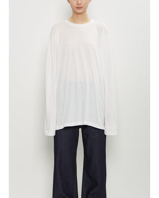 Sofie D'Hoore White Toledo Cotton Long Sleeve T-shirt