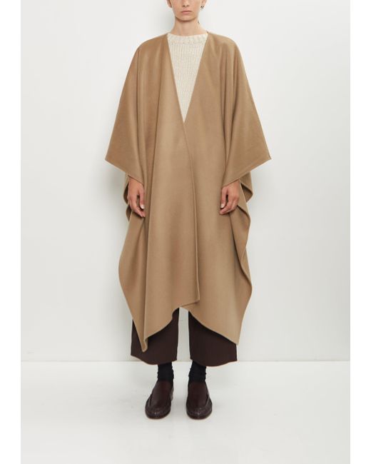 La Collection Natural Aspen Wool Cashmere Poncho