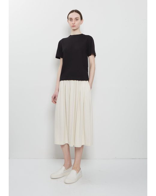 Extreme Cashmere Black N°268 Cuba Cotton Cashmere Top