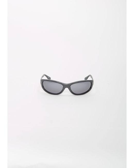 Yohji Yamamoto White 8 Curve Sunglasses