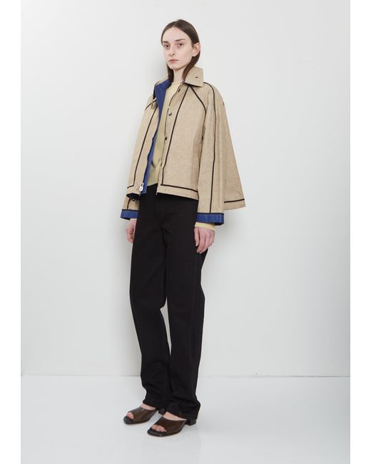 Konrad Blue Florian Reversible Linen Jacket