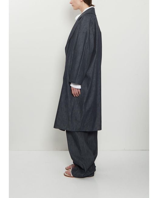 Dusan Blue Oversized Denim Coat