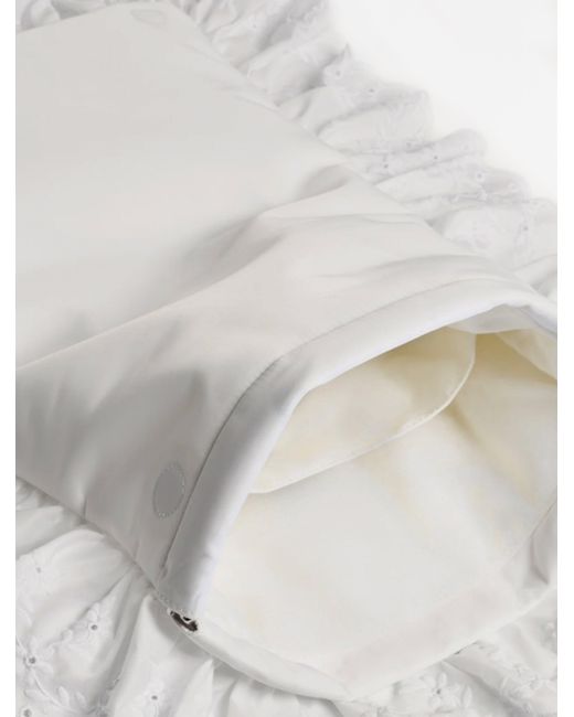 Simone Rocha White Embellished Pillowcase Clutch Bag