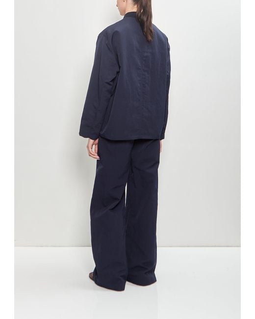 Ter Et Bantine Blue Linen Blend Work Jacket