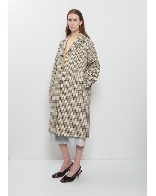 6397 Natural Motaring Wool Coat