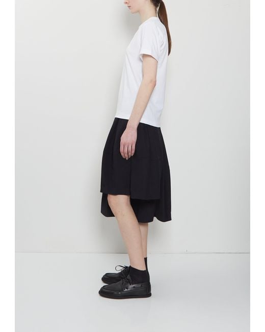Comme des Garçons White Logo Cotton Tee
