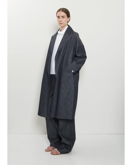 Dusan Blue Oversized Denim Coat