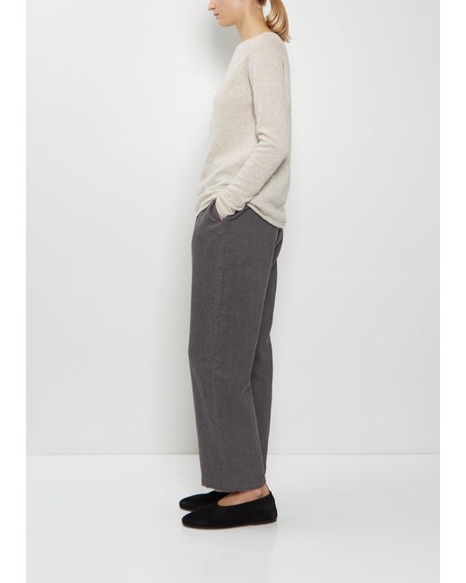 Apuntob White Silk Cashmere Crewneck Sweater