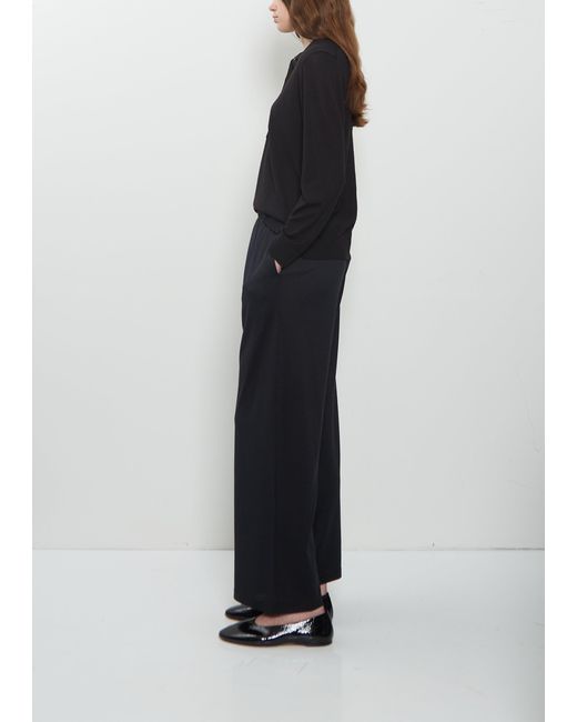 Totême White Silk Cotton Pajama Pant