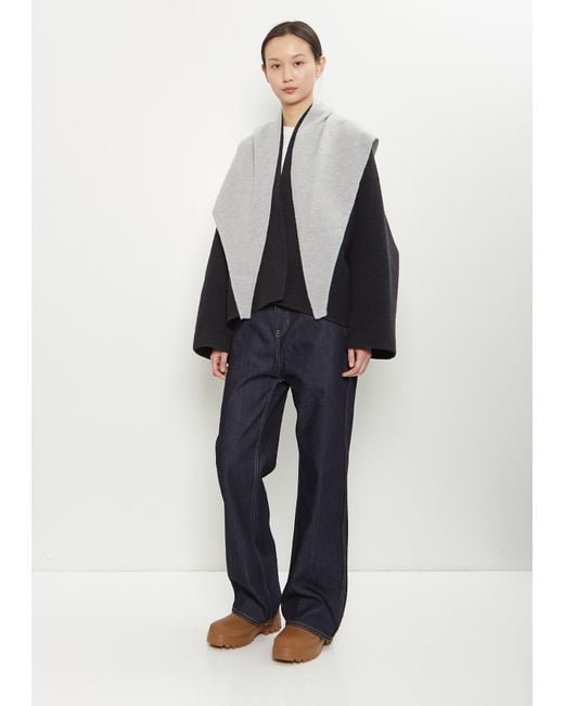 Sofie D'Hoore White Marc Triangle Scarf