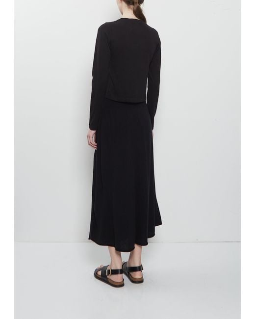 Extreme Cashmere Black N°451 Lisa Cotton Cashmere Top
