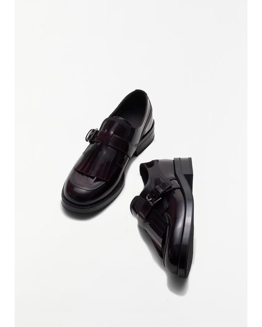 Church's White Piper Polished Leather Loafer