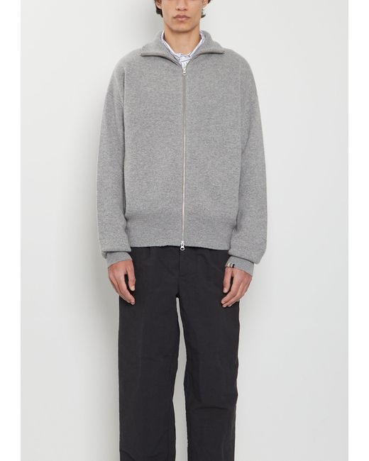 Extreme Cashmere Gray N°319 Xtra Out Cashmere Cardigan