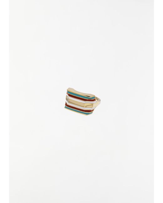 Aliita White Colores Red Ring