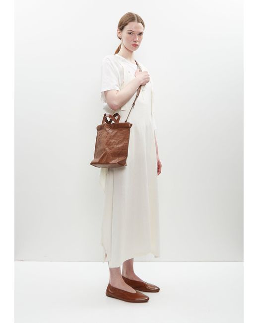 Bea Mombaers White Shopper Bag, Small