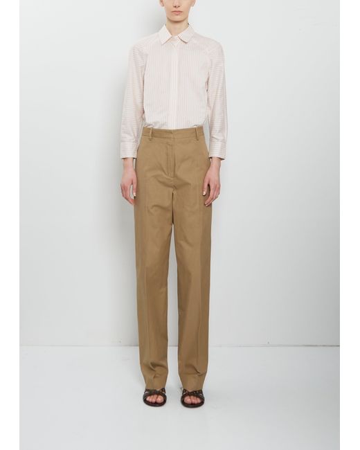 Dries Van Noten White Pilar Cotton Pants